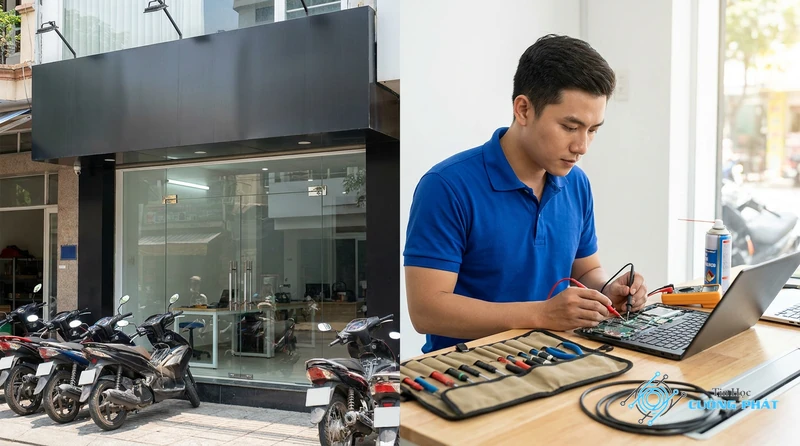 Địa chỉ sửa laptop mất nguồn