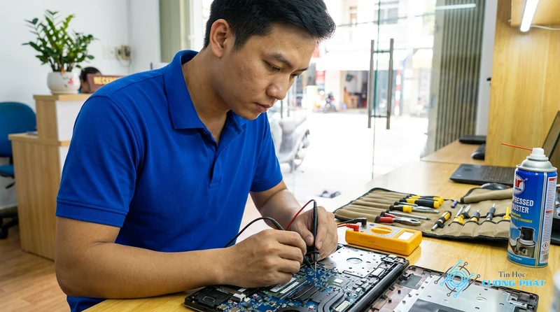 Sửa nguồn laptop bị hỏng