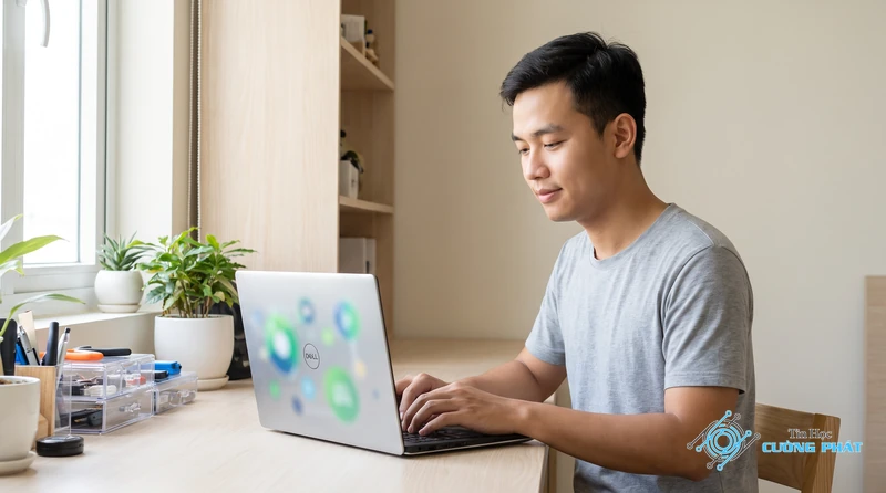 Cách kiểm tra pin Laptop Dell