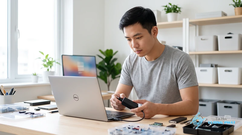 Cách sửa lỗi laptop Dell Unknown Adapter