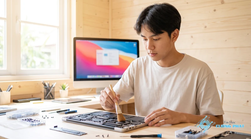 Cách vệ sinh Laptop Dell