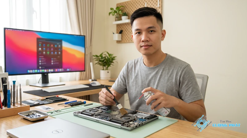 Ảnh đại diện Cách vệ sinh Laptop Dell