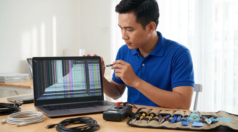 Địa chỉ sửa laptop bị sọc màn hình TPHCM