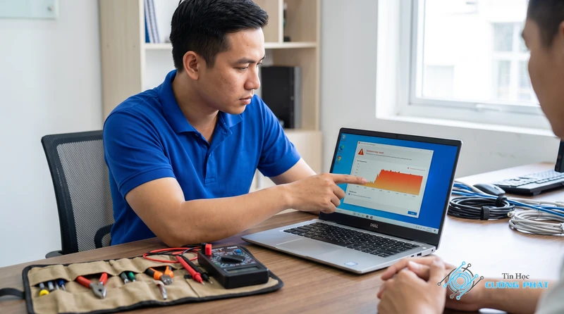 Địa chỉ sửa Laptop Dell bị nóng TPHCM