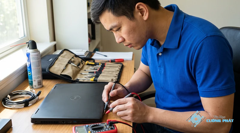 Địa chỉ sửa laptop Dell không lên nguồn