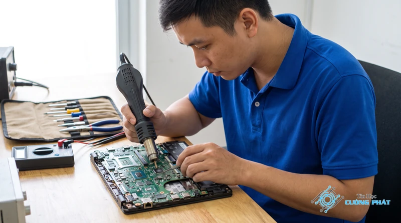 Địa chỉ sửa laptop Dell không lên nguồn