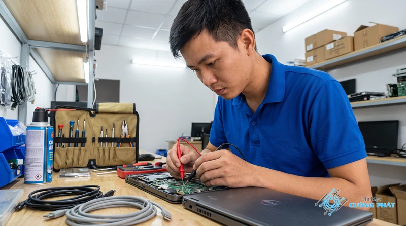 Địa chỉ sửa laptop Dell không lên nguồn