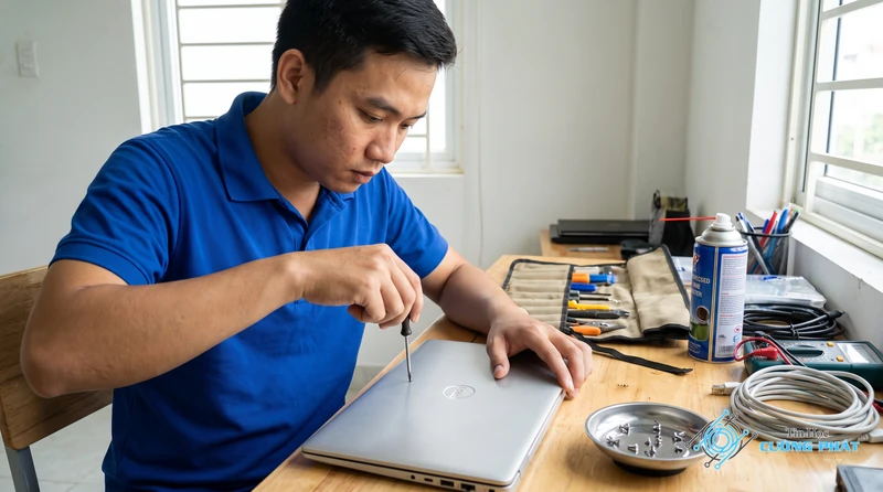 Địa chỉ sửa Laptop Dell quạt kêu to