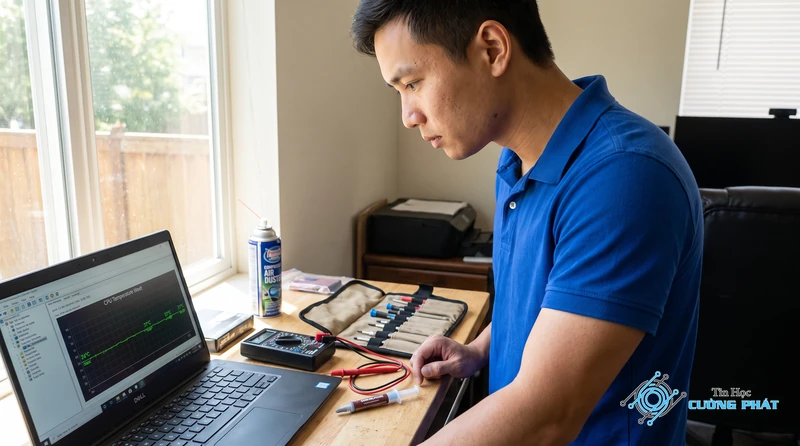 Địa chỉ sửa Laptop Dell quạt kêu to