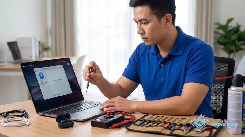 Địa chỉ sửa Laptop không bật được Bluetooth TPHCM