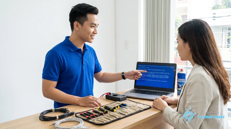 Địa chỉ sửa máy tính bị màn hình xanh