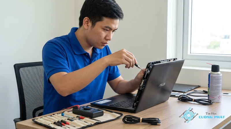 Dịch vụ sửa bản lề laptop Asus bị gãy