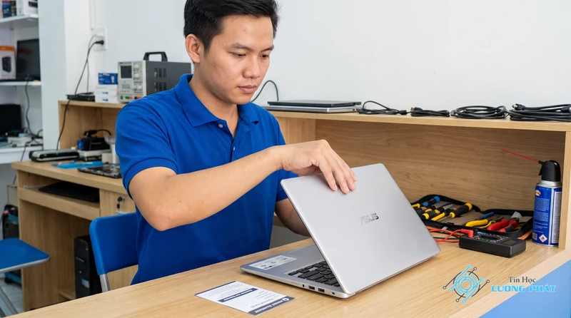 Dịch vụ sửa bản lề laptop Asus bị gãy