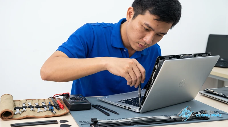 Dịch vụ sửa bản lề laptop Dell bị gãy bung vỏ