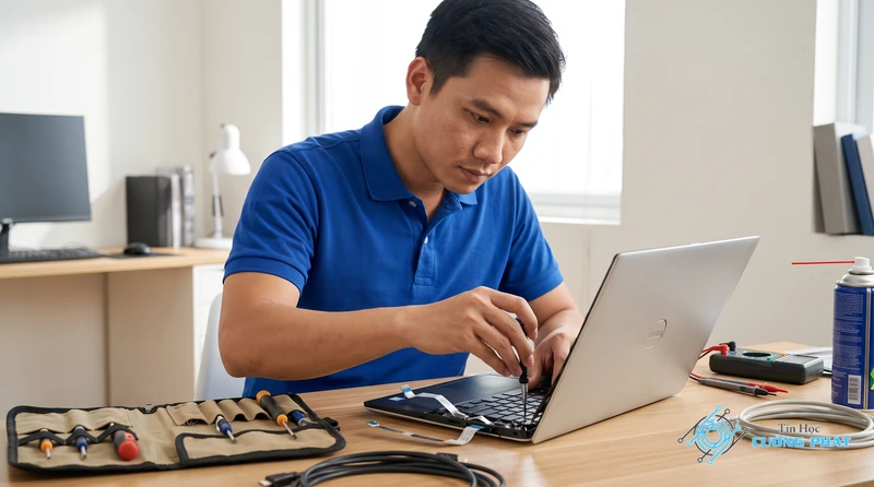 Ảnh đại diện Dịch vụ sửa bản lề laptop Dell bị gãy bung vỏ