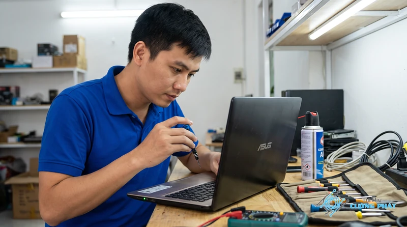 Ảnh đại diện Dịch vụ sửa laptop Asus bật sáng đèn nhưng không lên