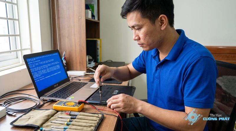 Dịch vụ sửa laptop Asus hay bị màn hình xanh