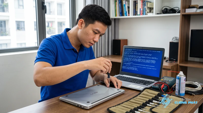 Dịch vụ sửa laptop Asus hay bị màn hình xanh