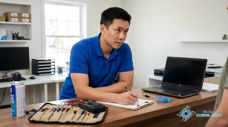 Dịch vụ sửa laptop Dell bật không lên màn hình