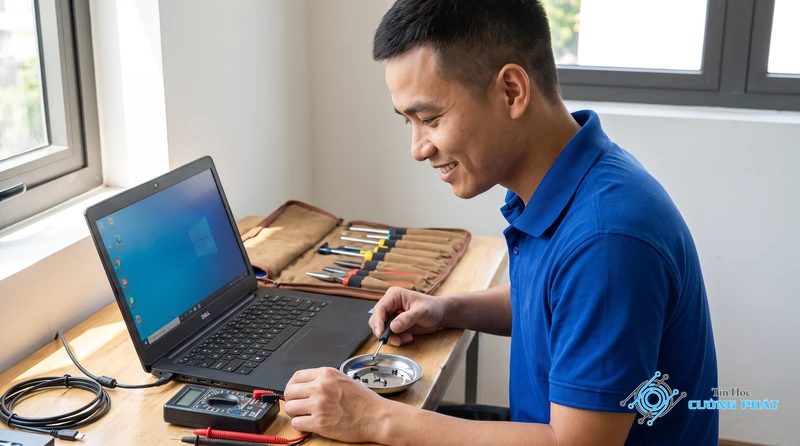 Dịch vụ sửa laptop Dell bật không lên màn hình