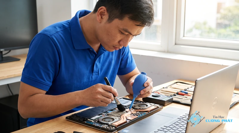 Dịch vụ sửa lỗi laptop Dell bị sập nguồn đột ngột
