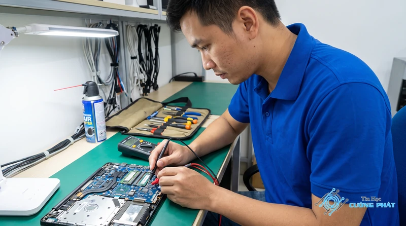 Dịch vụ sửa lỗi laptop Dell bị sập nguồn đột ngột