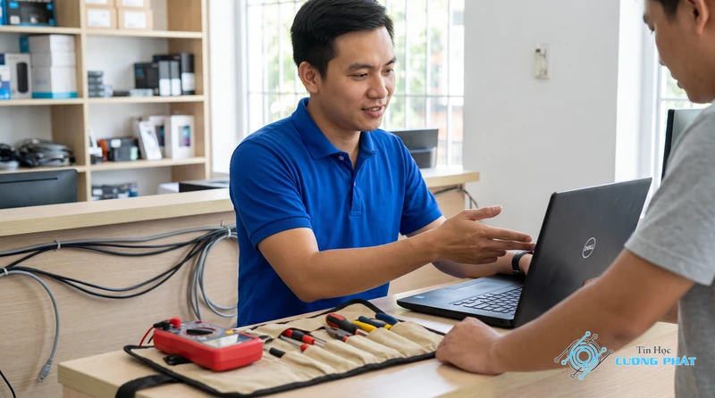 Dịch vụ sửa lỗi laptop Dell bị sập nguồn đột ngột