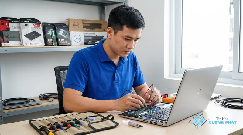 Dịch vụ sửa lỗi laptop Dell bị sập nguồn đột ngột