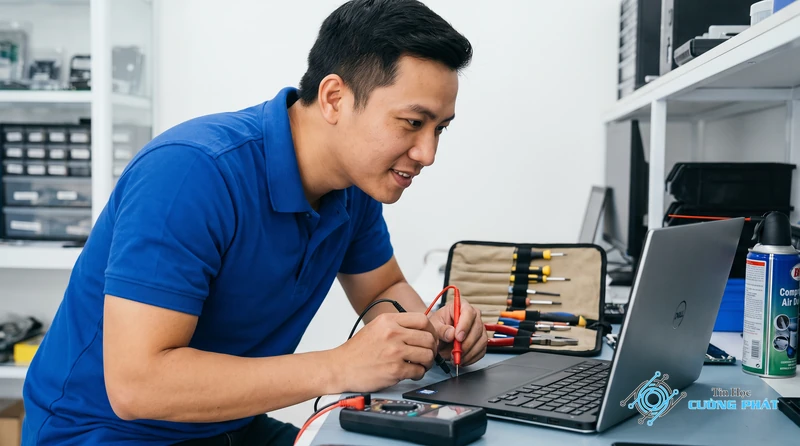Dịch vụ sửa lỗi laptop Dell cắm sạc không vào pin