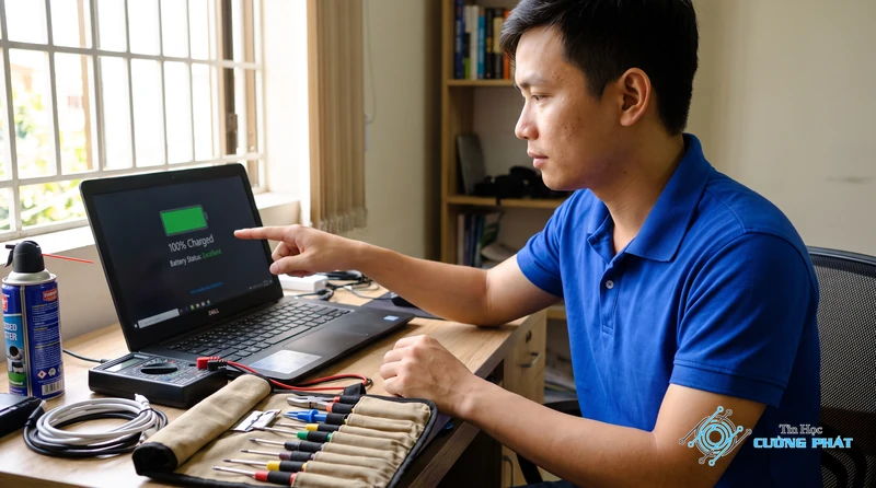 Dịch vụ thay pin laptop Dell