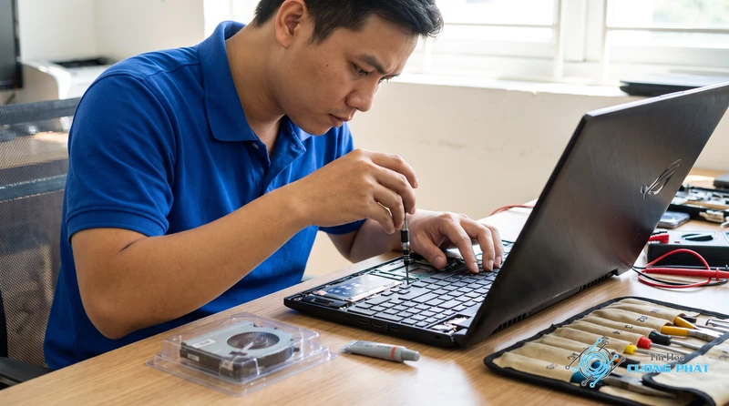 Dịch vụ thay quạt tản nhiệt laptop Asus