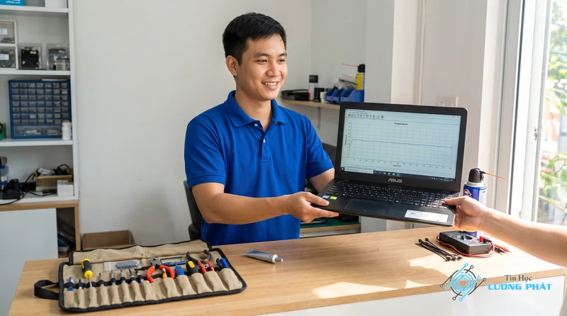Dịch vụ thay quạt tản nhiệt laptop Asus