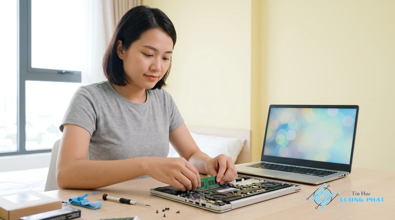 Laptop Dell Bị Treo Logo