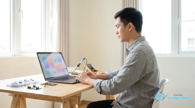 Ảnh đại diện Laptop Dell Bị Treo Logo