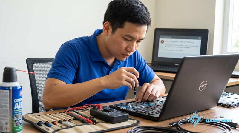 Nâng cấp RAM laptop Dell