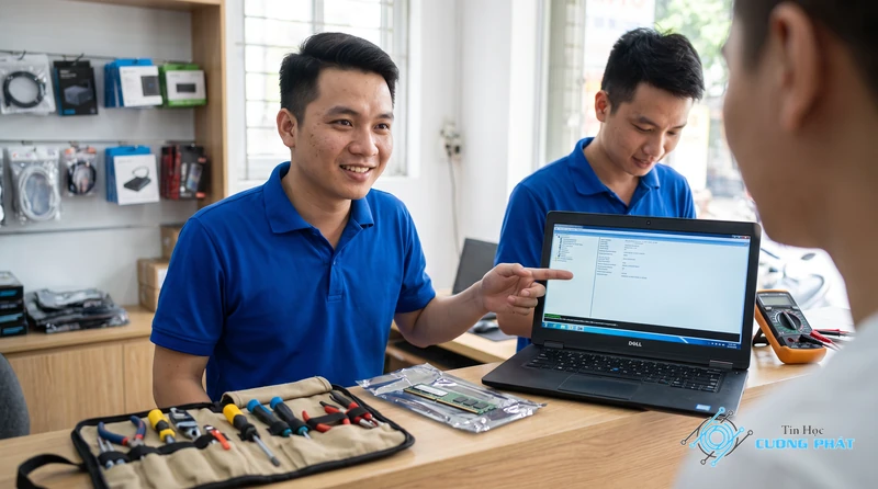 Nâng cấp RAM laptop Dell