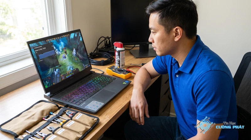 Nâng cấp RAM laptop Dell