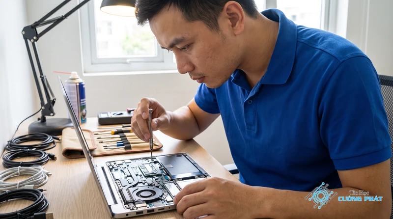 Sửa Laptop laptop bị đen màn hình không lên