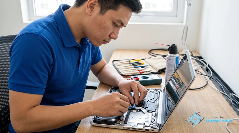 Sửa Laptop laptop bị đen màn hình không lên
