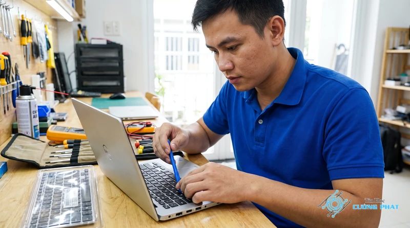 Thay bàn phím laptop Dell