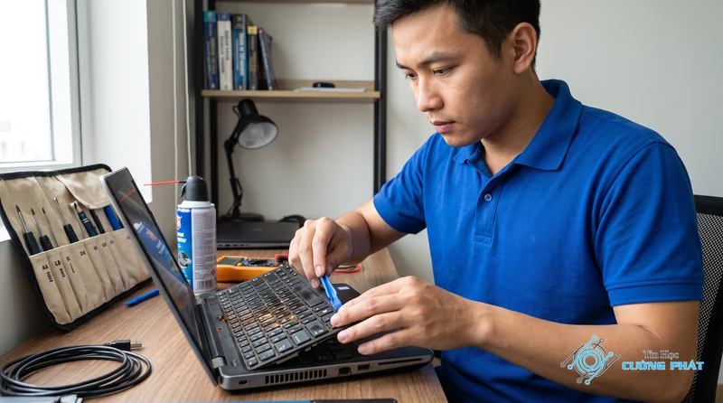 Thay bàn phím laptop Dell