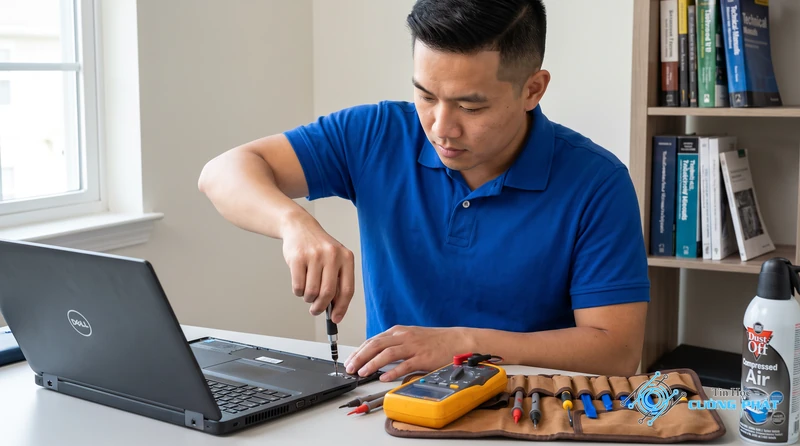 Thay jack sạc laptop Dell