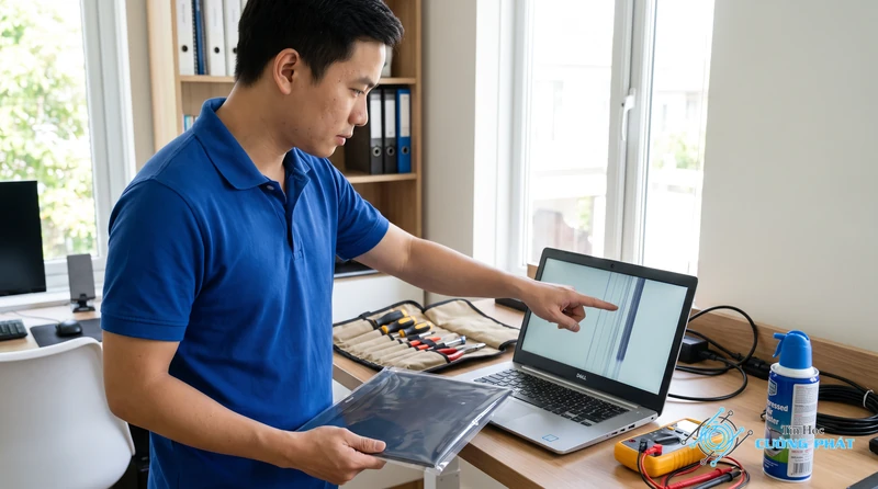 Thay màn hình laptop Dell