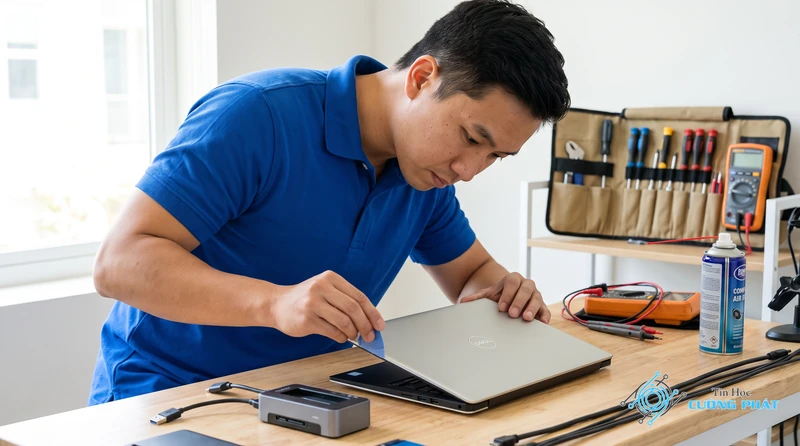 Thay ổ cứng laptop Dell