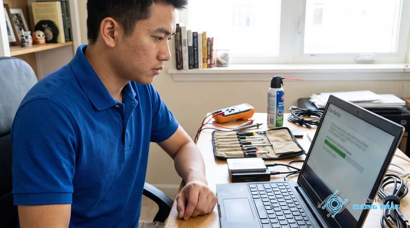 Thay ổ cứng laptop Dell