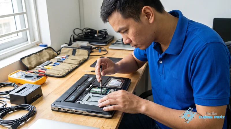 Thay ổ cứng laptop Dell