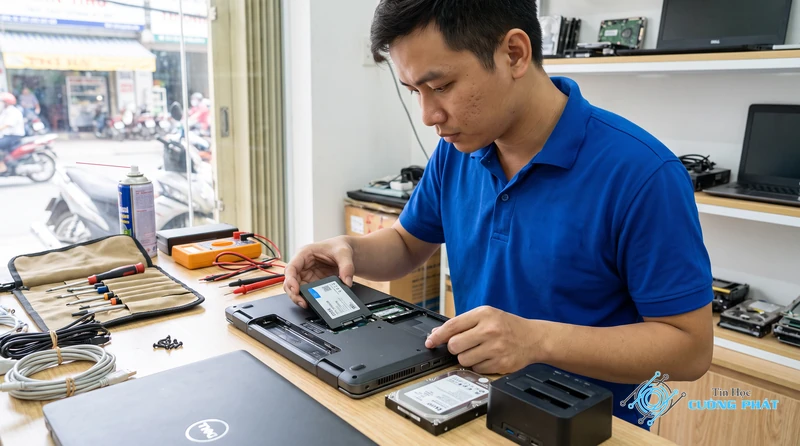 Ảnh đại diện Thay ổ cứng laptop Dell