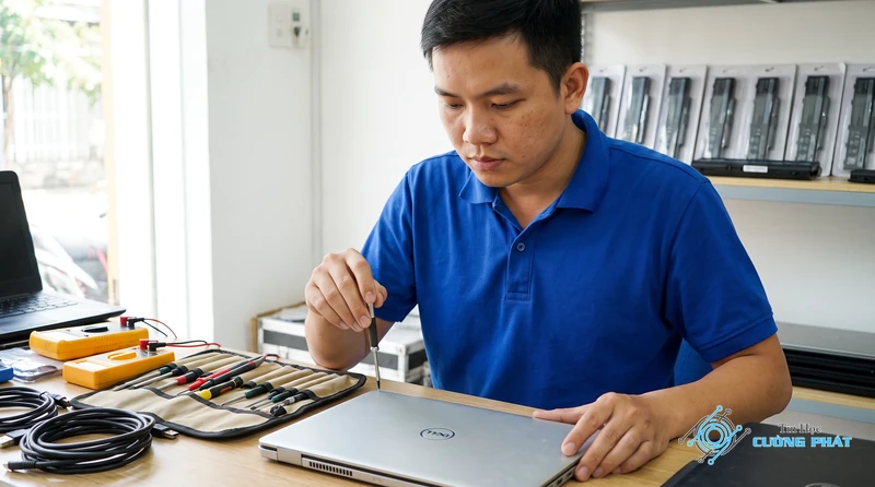 Thay pin laptop Dell