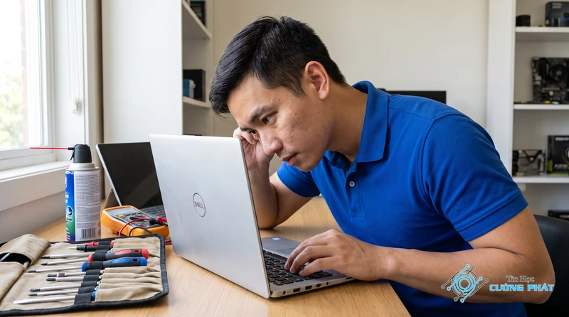Thay quạt laptop Dell