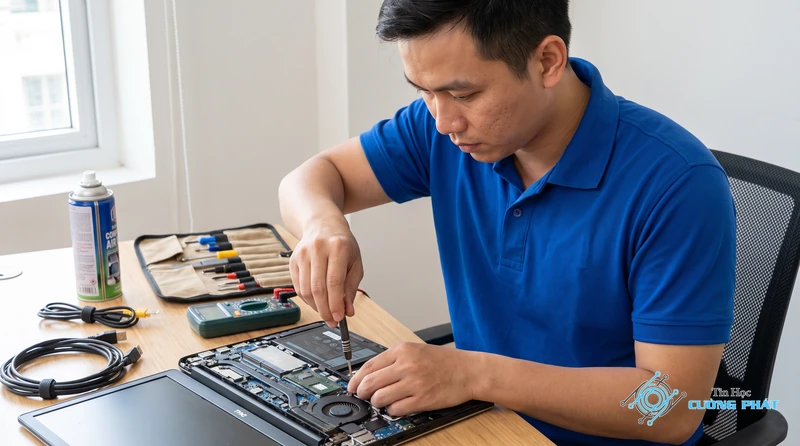 Thay quạt laptop Dell